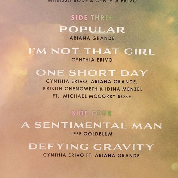 VINYL Wicked: The Soundtrack Limited Split Green Pink 2 LP - NEW / SEALED - Picture 6 of 6